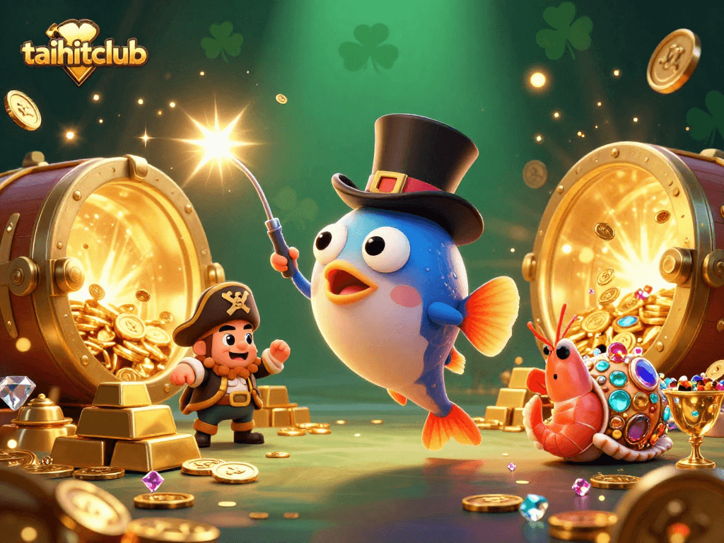 Experience taihitclub’s vibrant casino scene with a glowing anglerfish, pirate shrimp, and gemstone snail.