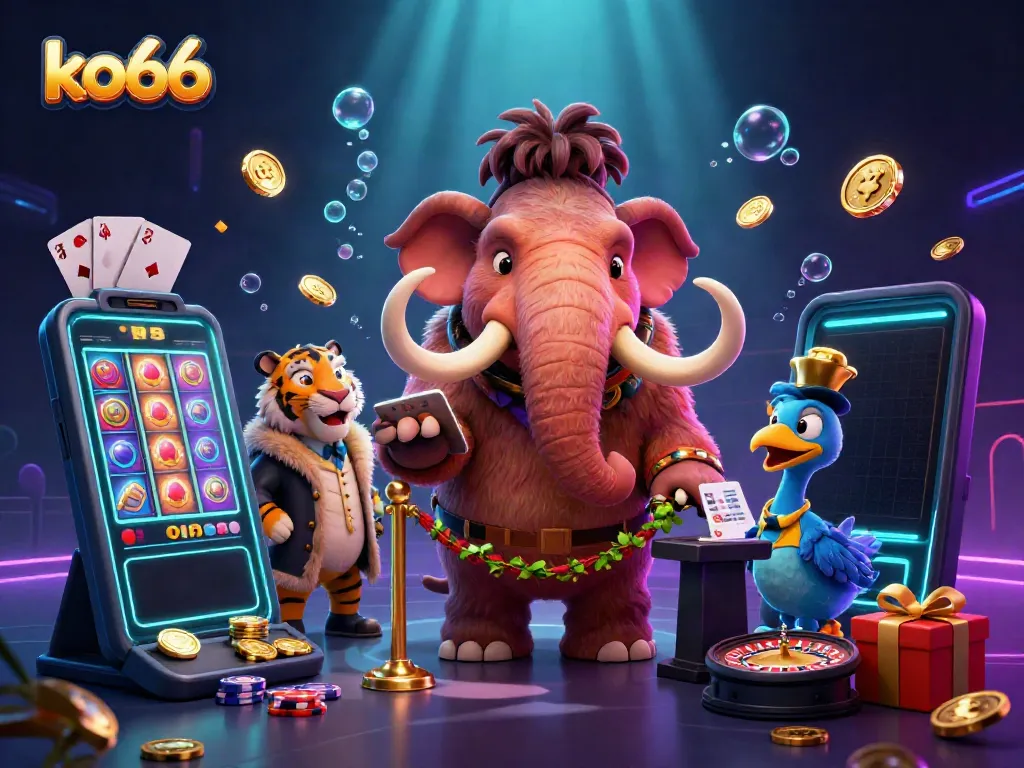 Engage in thrilling gaming at ko66 with colorful slot games and a lively casino atmosphere.
