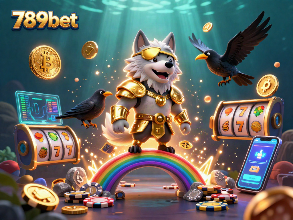 Engage with 789bet's vibrant casino world featuring Odin and ravens amid glowing symbols.