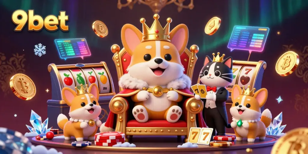 Join the gaming excitement at 9bet with lively characters and rich casino elements