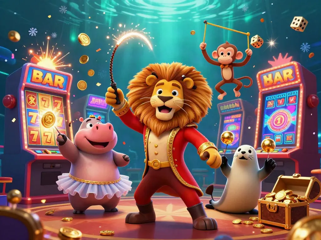 Experience explosive casino fun with XX8 and vibrant characters in a thrilling jackpot scene.