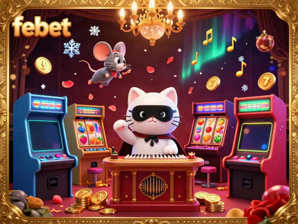 Engage with febet's exciting casino experience featuring vibrant characters and immersive game elements.