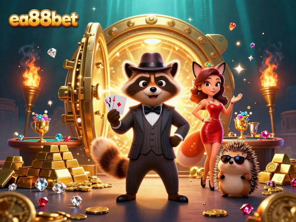 Join the excitement at ea88bet with a royal flush in this vibrant casino adventure!