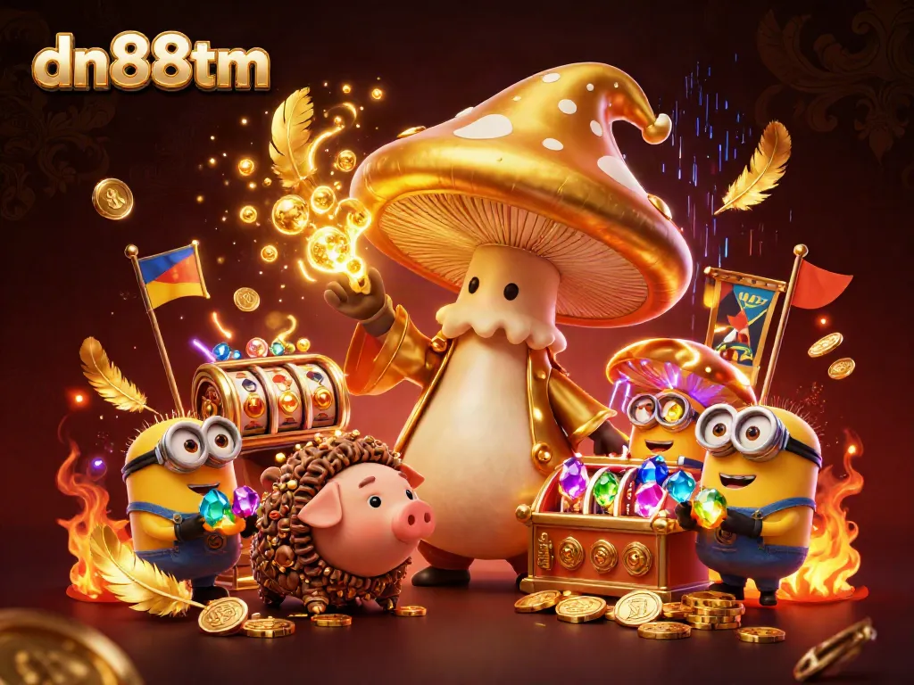 Experience epic wins at dn88tm with a golden mushroom wizard and treasure-filled excitement!