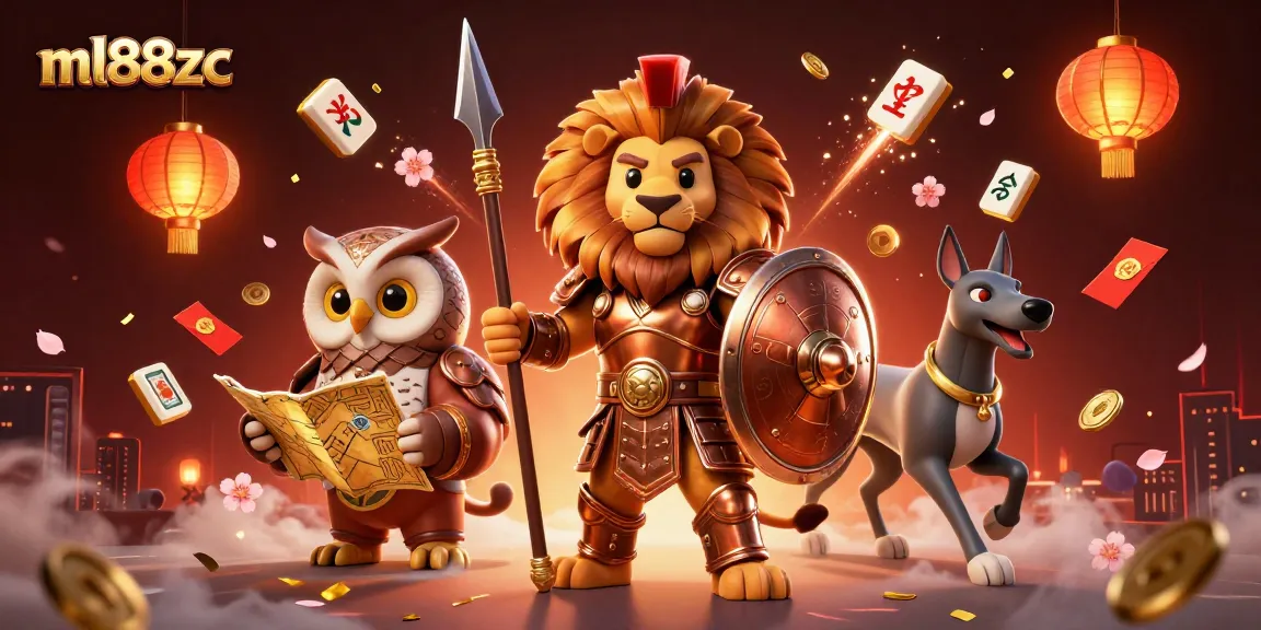 Engage with ml88zc's thrilling gaming experience, featuring vibrant casino elements and dynamic characters.